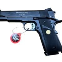 DOUBLE BELL 728 PROFESSIONAL CAL.45 Gel blaster Gas POWERED Blowback (Black) - Image 3