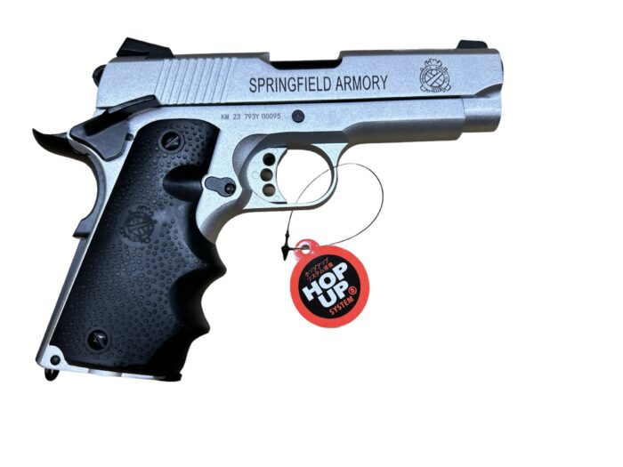 DOUBLE BELL 793Y V10 ULTRA COMPACT CAL.45 Gel blaster Gas POWERED Blowback (Silver)