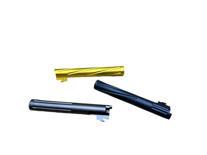 Aluminium CNC Outer Barrel Golden Eagle Gel Blaster Part