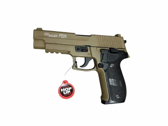 DOUBLE BELL SIG P226 Gel blaster Gas POWERED Blowback (778S TAN)