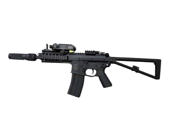 DOUBLE BELL 808 PDW Gel Blaster AEG (Colour: black)