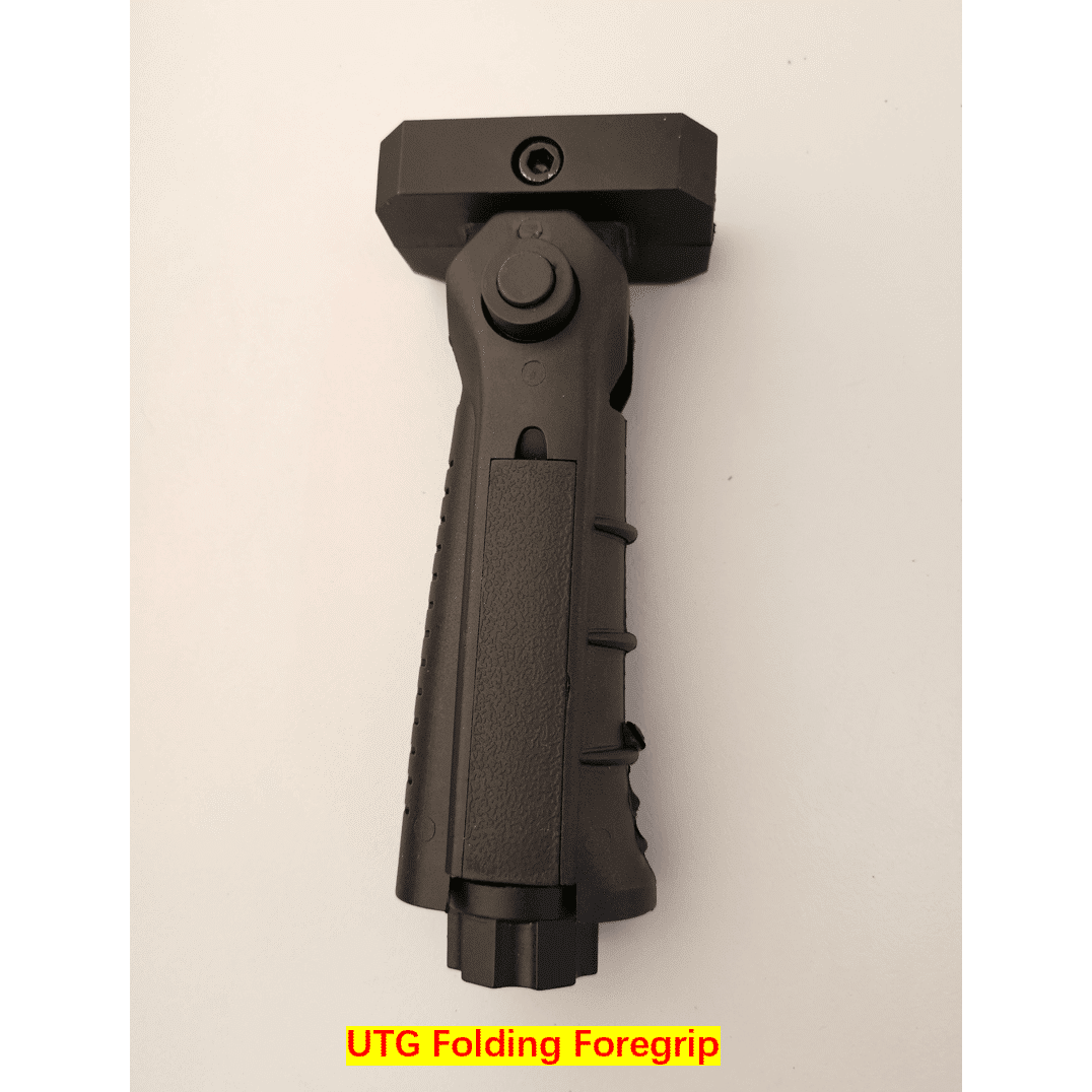 UTG Folding Foregrip Black or Tan Gel Blaster Part - iHobby Online