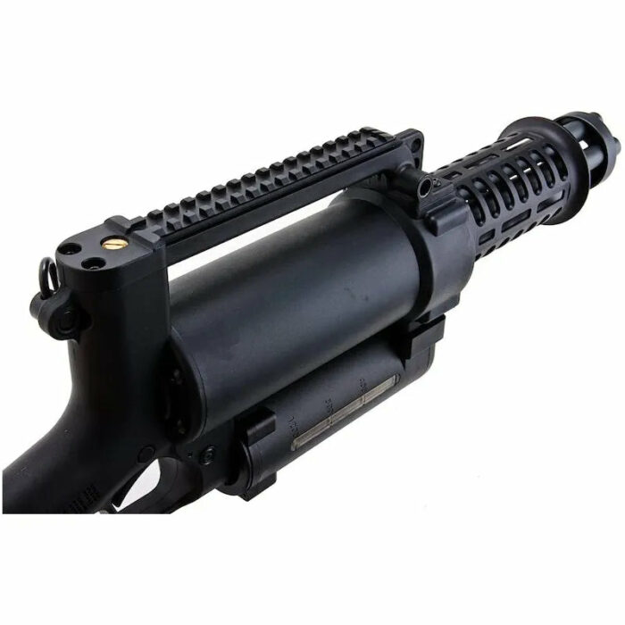 M134 Mini Vulcan Rotating Gatling Gel Blaster AEG – Black - Image 8