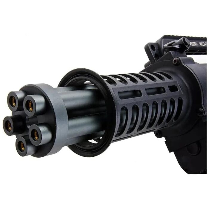 M134 Mini Vulcan Rotating Gatling Gel Blaster AEG – Black - Image 9