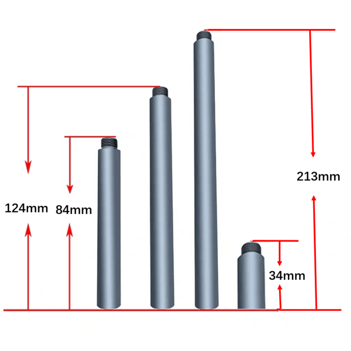 SLR 4 Cell Metal Outer Barrel Gel Blaster Parts (Colour: black) - iHobby Online