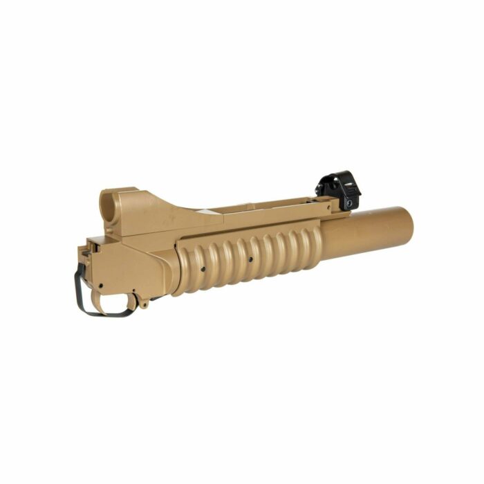 Double Bell M-55LS M203 Long Metal Grenade Launcher Gas Powered Gel Blaster (Colour: Tan) - iHobby Online