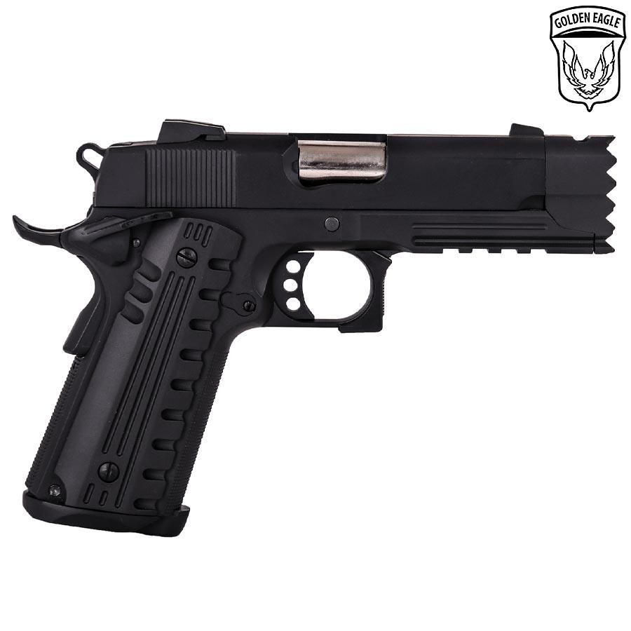 Golden Eagle 3316 CO2 Powered Hi-Capa Strike Warrior Gel Blaster Pistol Black - iHobby Online