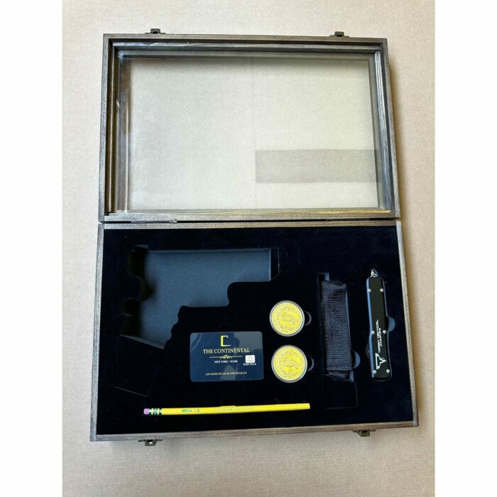Glock Series Real Wood With Glass Collectible Case - Image 2