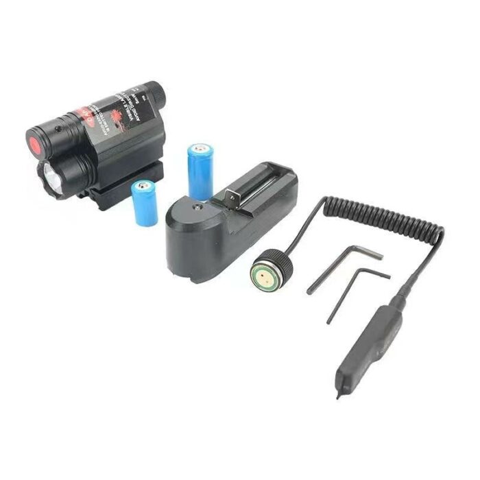 Red Dot Laser Sight With Metal Rail Torch Gel Blaster Parts For Pistol and Rifle (Included Battery and Charger) - iHobby Online