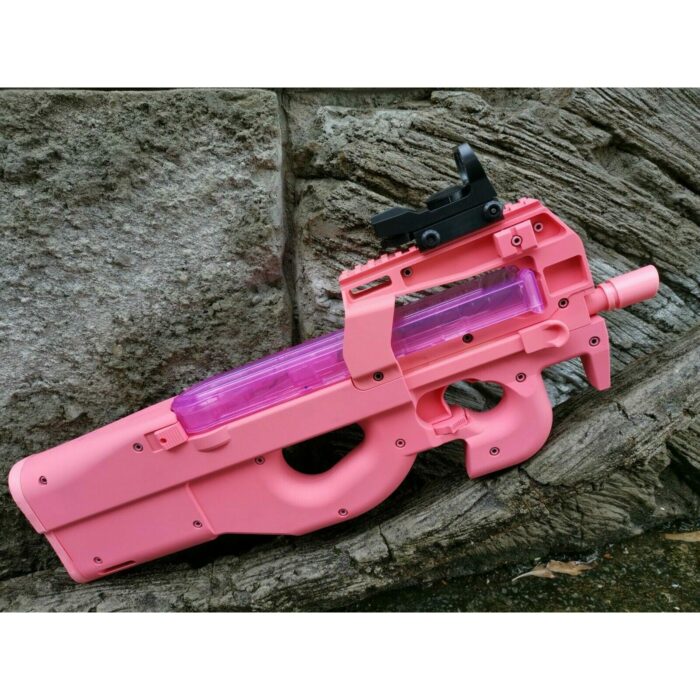 NYLON BINFENG PINK P90 GEN3 GEL BLASTER AUTO GEL GUN MAG-FED ADULT SIZE