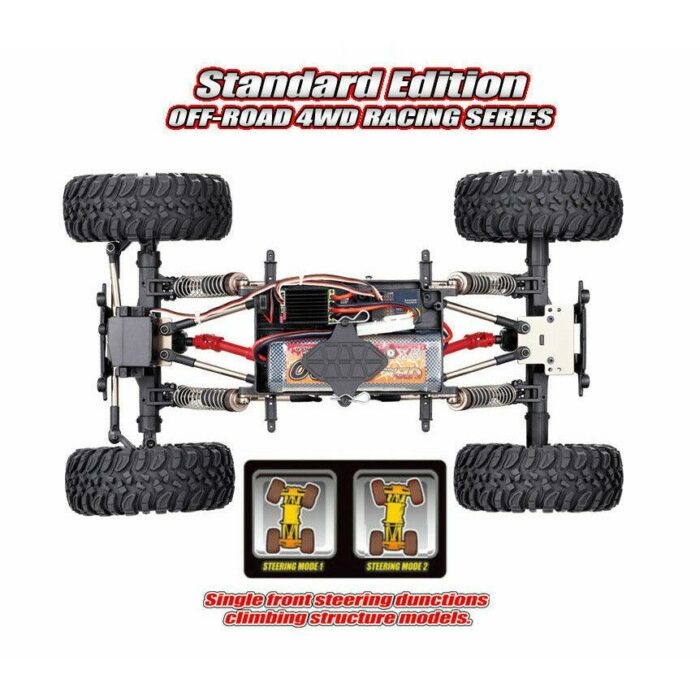 Remote Control RC Rock Crawler JEEP 2.4Ghz 2WS Off Road 1/10 Scale REMO HOBBY