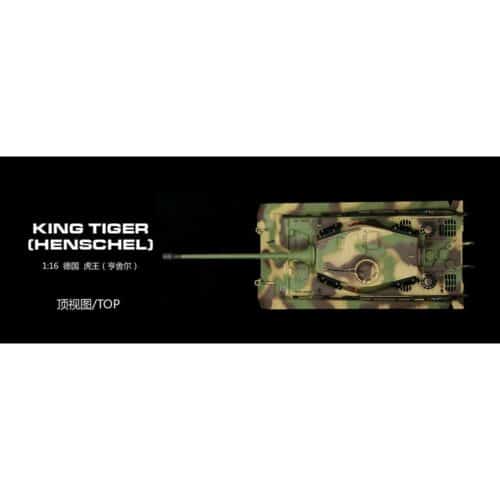 Au Store HengLong New 2.4Ghz 1/16 Germany King Tiger RTR RC Tank 3888A-1