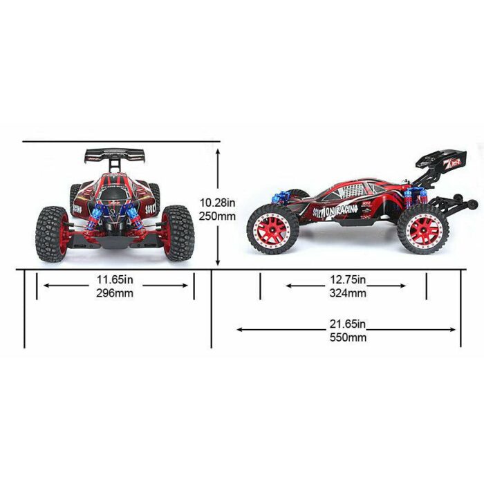 Au Store Radio Remo Hobby 2.4GHz1/8 Brushless Buggy Scorpion 4WD Truck #8055