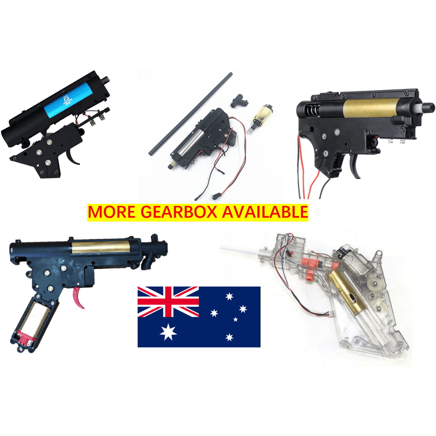 TOTAL GEAR BOX FOR GEL BLASTERS MAG FED GEL GUN 100% AUS