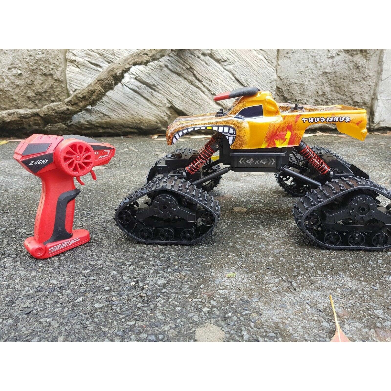 AU store RC 2.4G 4WD Monster Jam Yellow EL TORO LOCO Rock Crawle and Snow mode