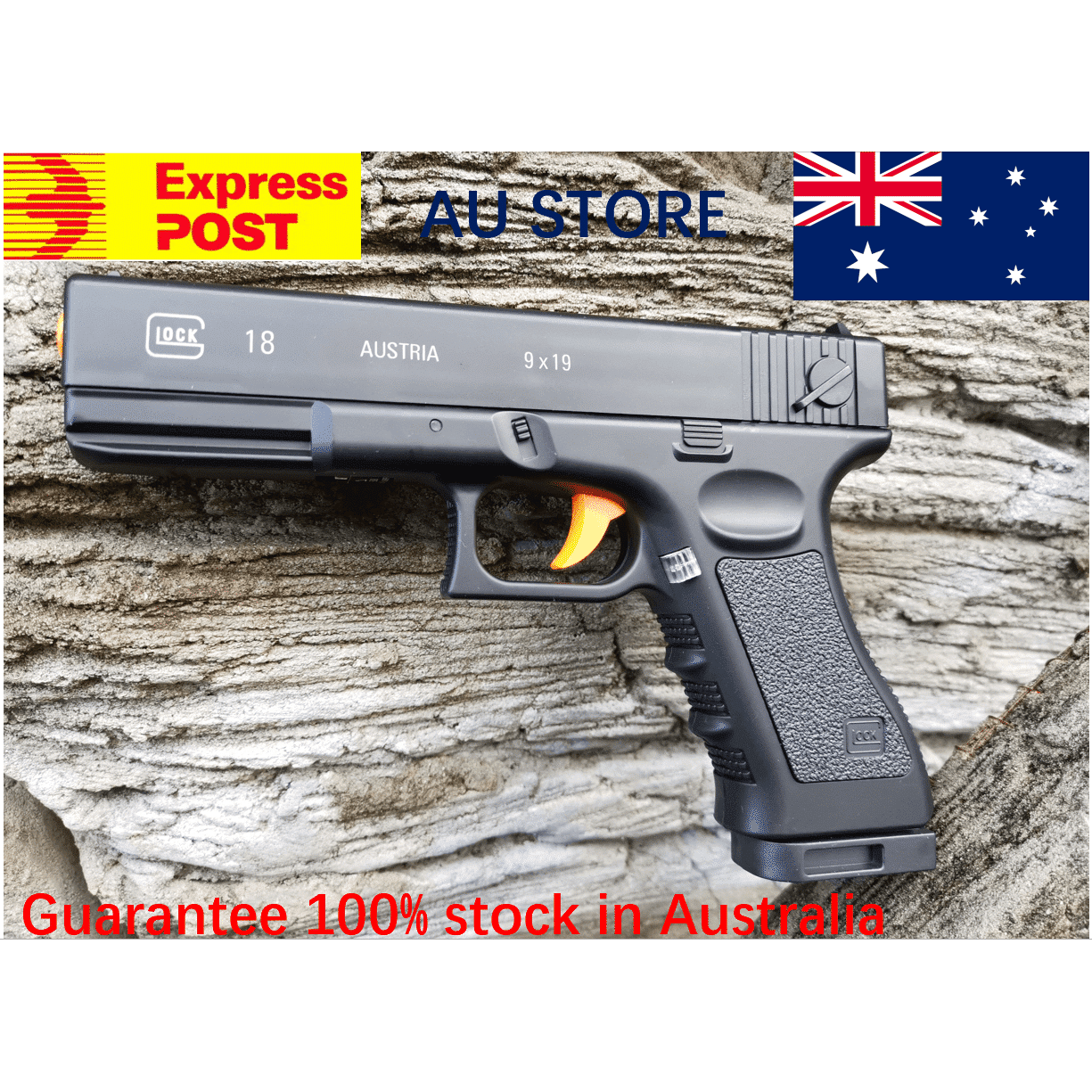 SKD GLOCK 18 - G18 GEL BLASTER MAG-FED *FREE EXPRESS SHIPPING* 100% AUS STOCK