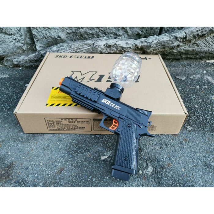 M1911 SKD CS-007 GEL BLASTER ELECTRIC TOP-FED GEL GUN 2 IN 1 STYLE OUTDOOR TOY