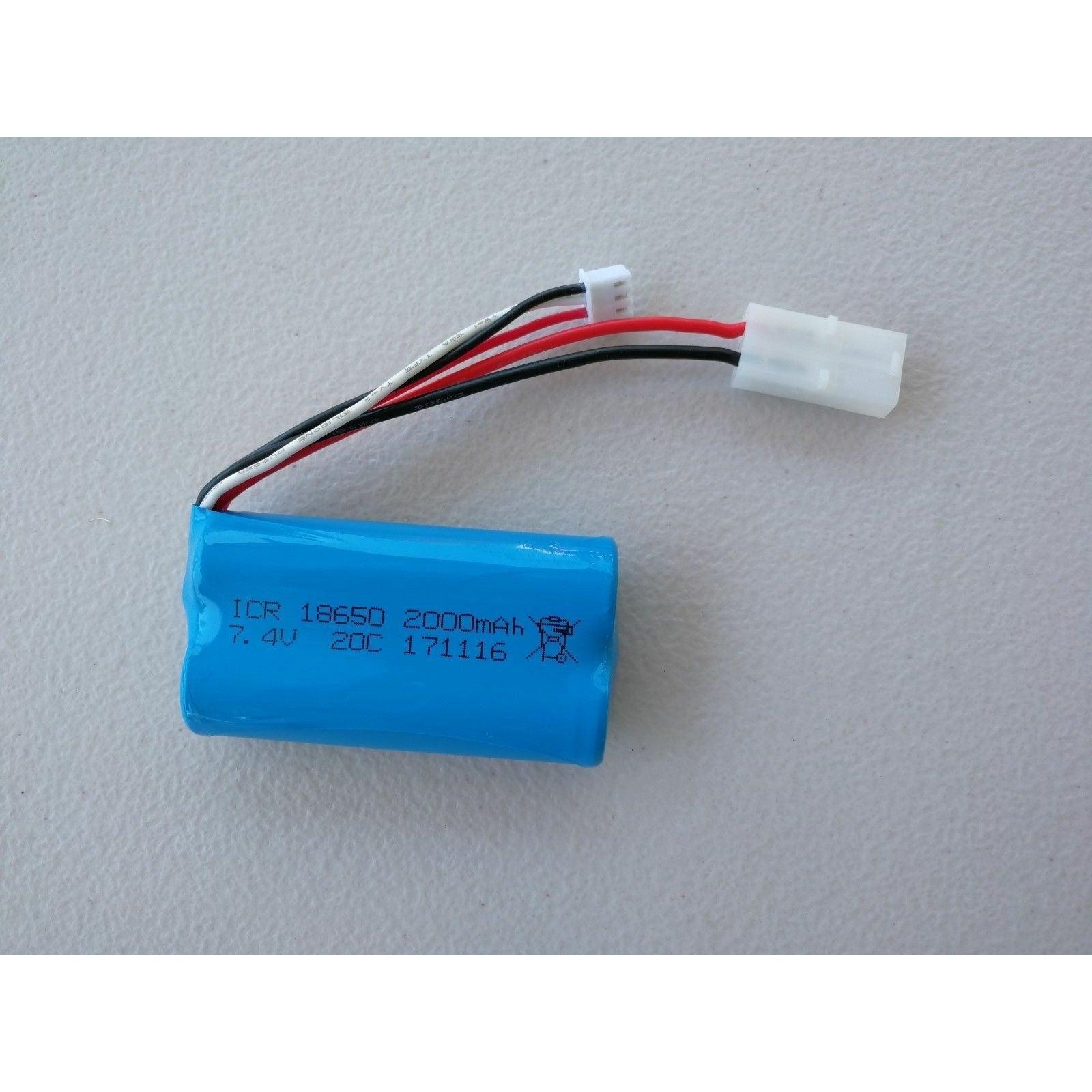 Au Store Heng Long Tanks 2000mAh 2S 7.4V Li-ion Battery For RC Tanks Car Boat