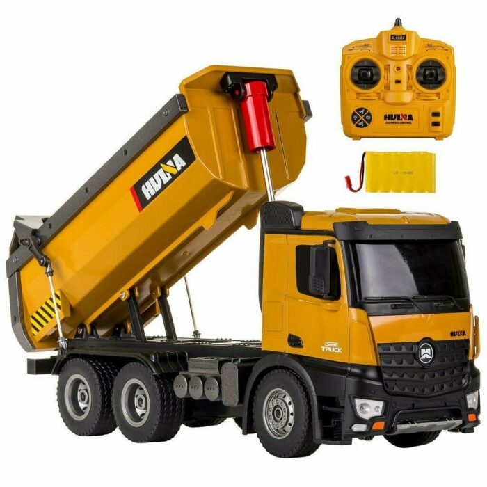 Au Store Remote Control HUINA 1:14 2.4G 1573 RC DUMP TRUCK