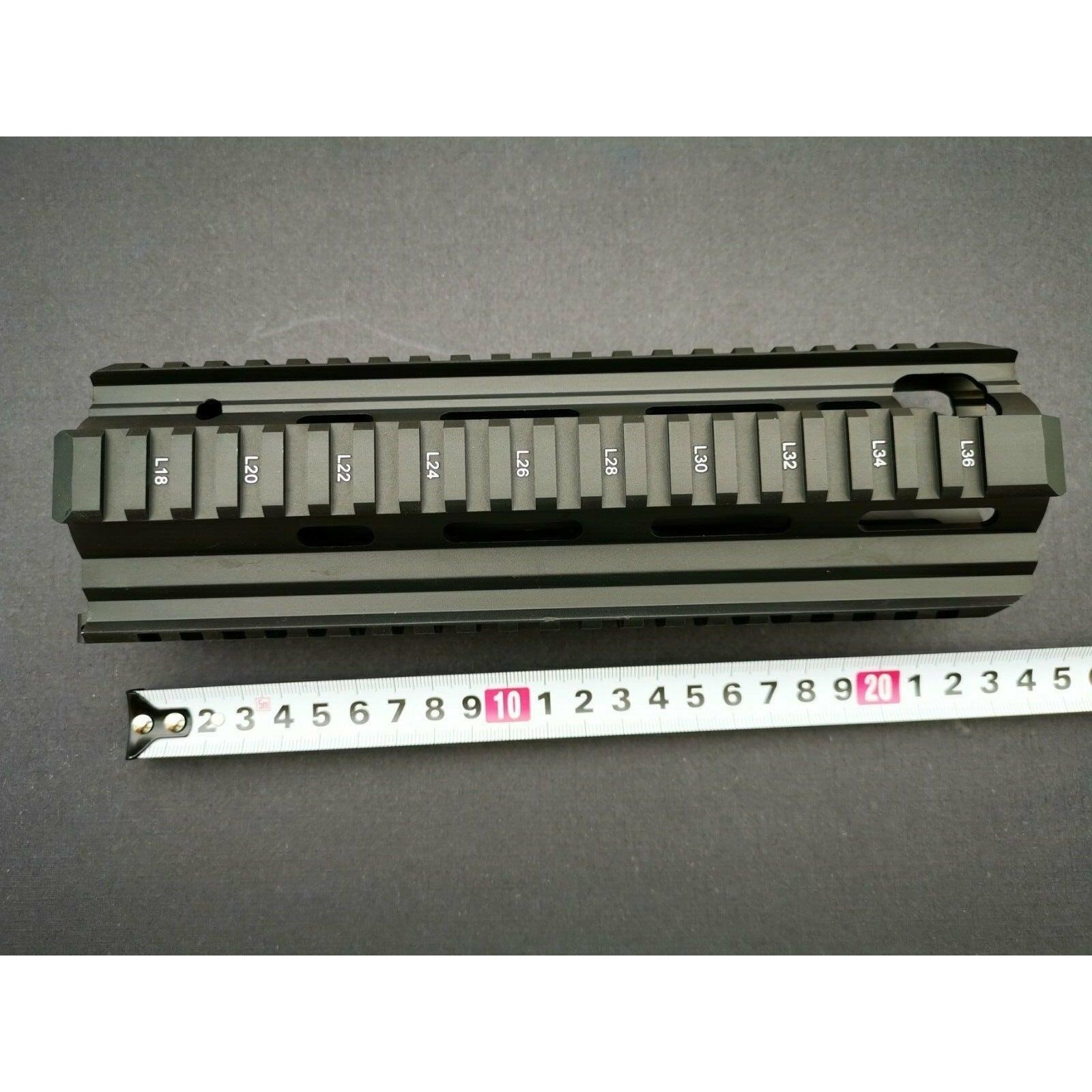 LDT HK416 Black 9" Metal Handguard Fishbone - iHobby Online