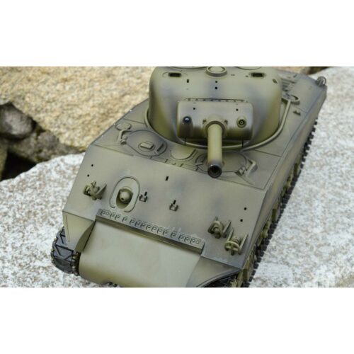 2.4Ghz HengLong Tank 3898-1 7.0 Versions 1/16 Scale USA M4A3 Sherman RC Tank - iHobby Online