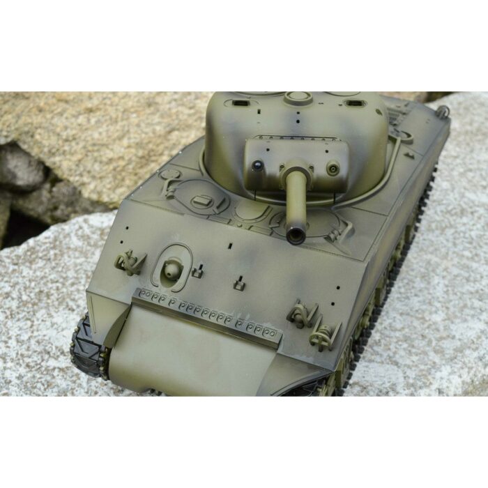 2.4Ghz HengLong Tank 3898-1 7.0 Versions 1/16 Scale USA M4A3 Sherman RC Tank - iHobby Online