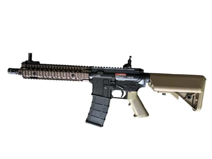 GOLDEN EAGLE MC6593MT MK18 MOD1 FULL METAL GBBR GEL BLASTER (Colour: Partial Tan)