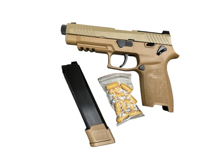 A SIG Sauer P320 M17 with a detached magazine (Model only) - Image 7