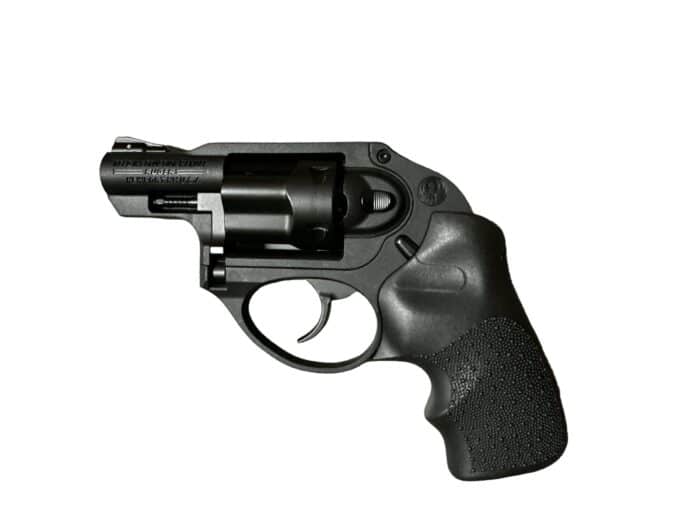 A  Ruger LCR Revolver with .38 Special + P (Model only)