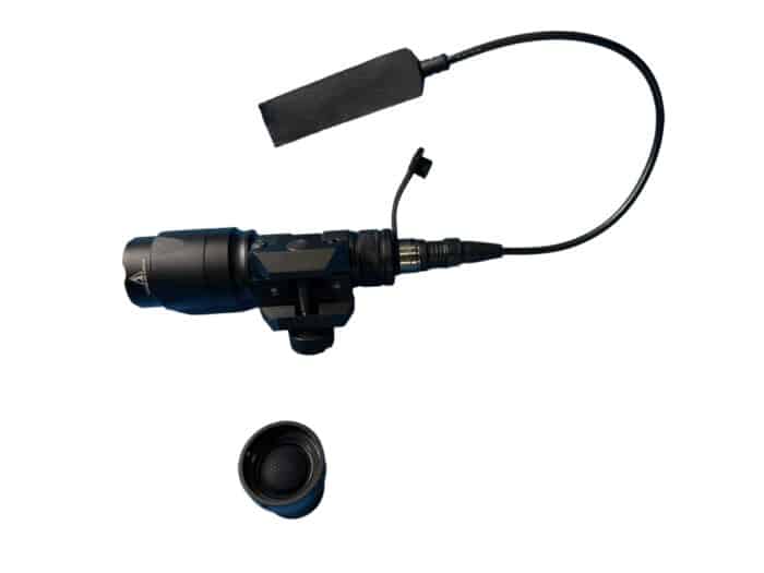 Metal Tactical Torch with Battery and Charger - Image 2