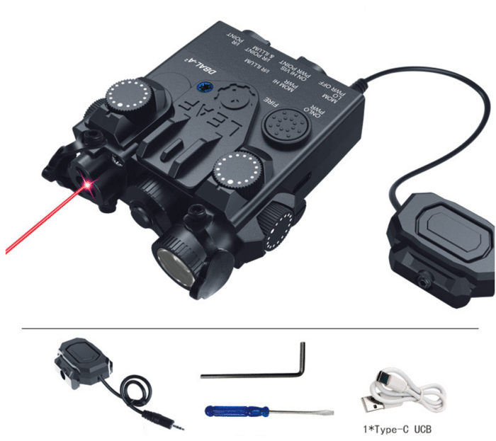 DBAL-A2 Box With Tactical Flashlights Red Laser
