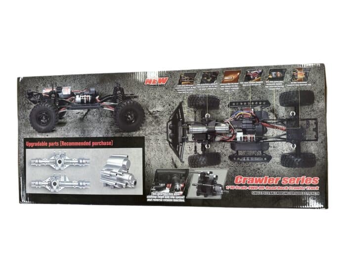 REMO HOBBY 1097-ST Two Speeds Gear 1:10 RC Brushed Trail Rigs Truck - Image 9