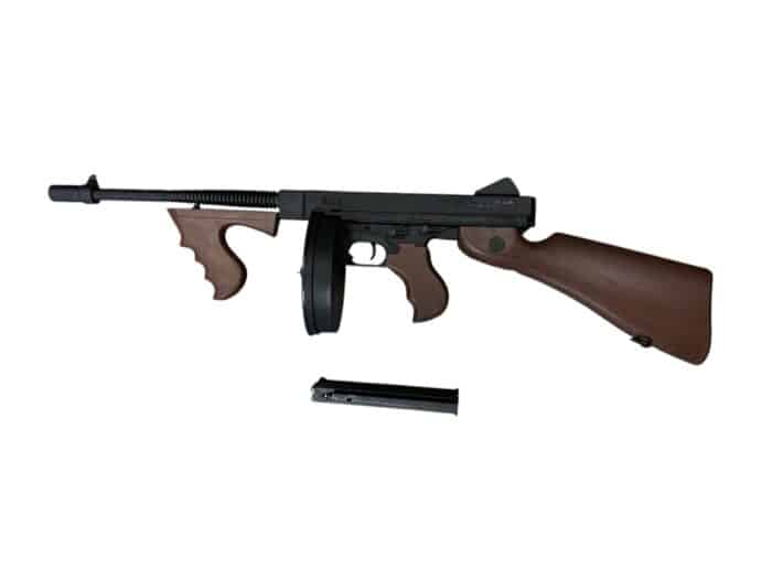Thompson 1928 "Chicago Typewriter" Gel Blaster AEG Rifle w/Wood Colour Furniture - Image 2