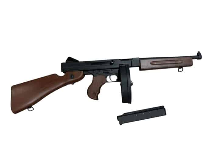Thompson M811 "Chicago Typewriter" Gel Blaster AEG Rifle w/Wood Colour Furniture - Image 3