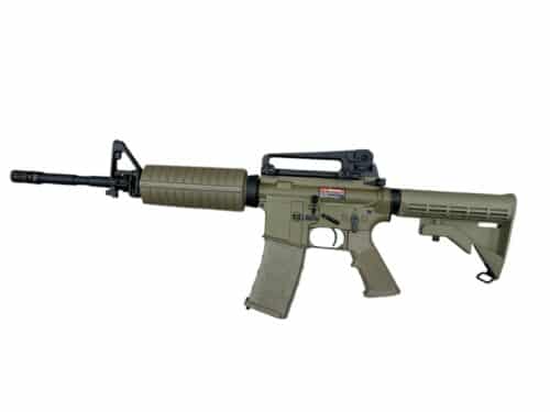 GOLDEN EAGLE MC6604MT M4A1 FULL METAL GAS POWERED GEL BLASTER GREEN GAS BLOWBACK RIFLE (Colour: Tan)