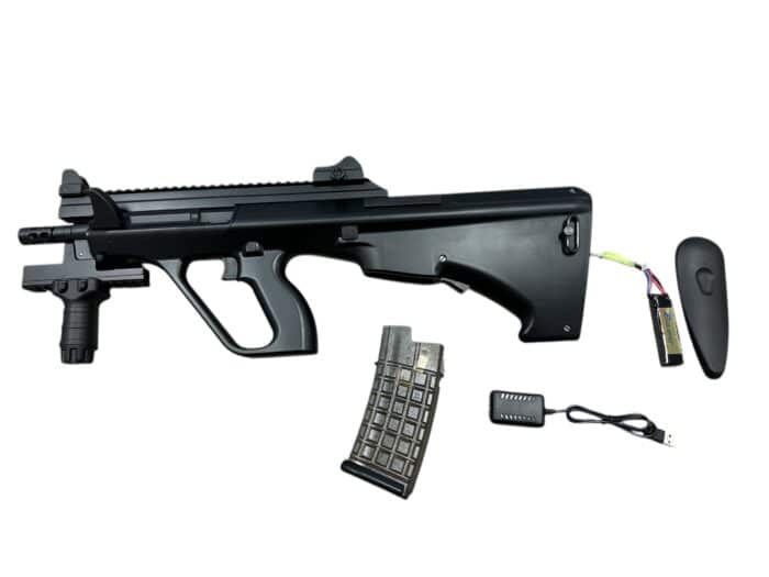 Metal Steyr AUG Gel Blaster AEG Short Rifle (Colour: Black) - Image 2