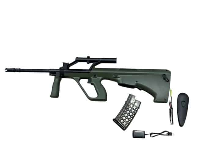 Metal Steyr AUG A1 Gel Blaster AEG Rifle w/Scope - Image 4