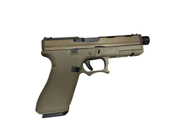 GOLDEN EAGLE Glock AT3704T Gas Blowback Gel Blaster (Colour: Tan) - Image 6