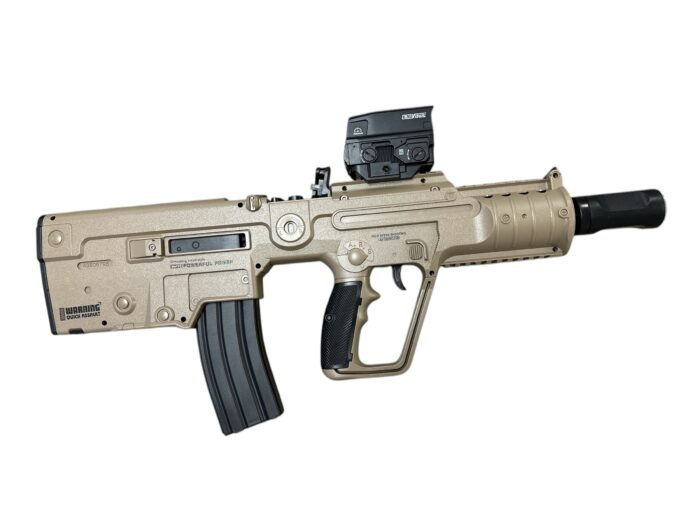 LeHui X95 Gel Blaster With Tracer unit (Toy Item Tan Colour) - Image 2