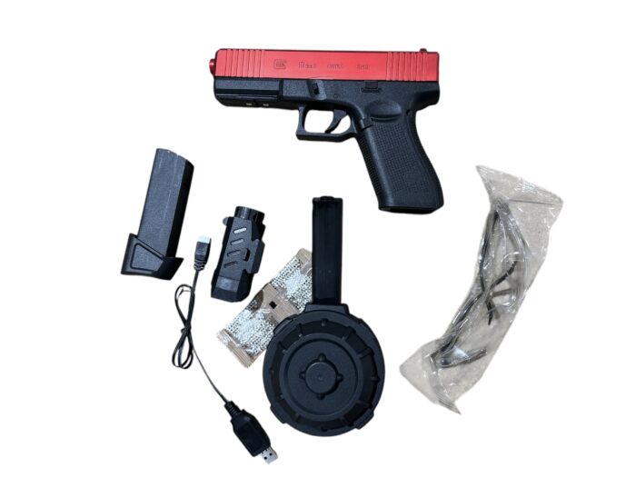 Nylon GLOCK 19 Gen5 Pistol AEG Gel Blaster With Stick Mag And Drum Mag - Image 9