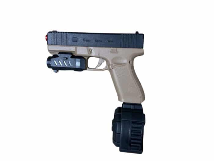 Nylon GLOCK 19 Gen5 Pistol AEG Gel Blaster With Stick Mag And Drum Mag - Image 4
