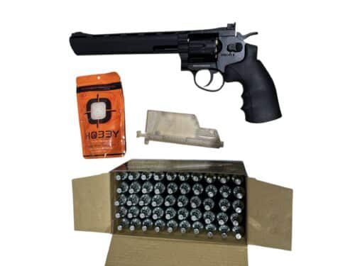 357 Magnum 7″ Co2 Gas Powered Revolver Beginner's Kit