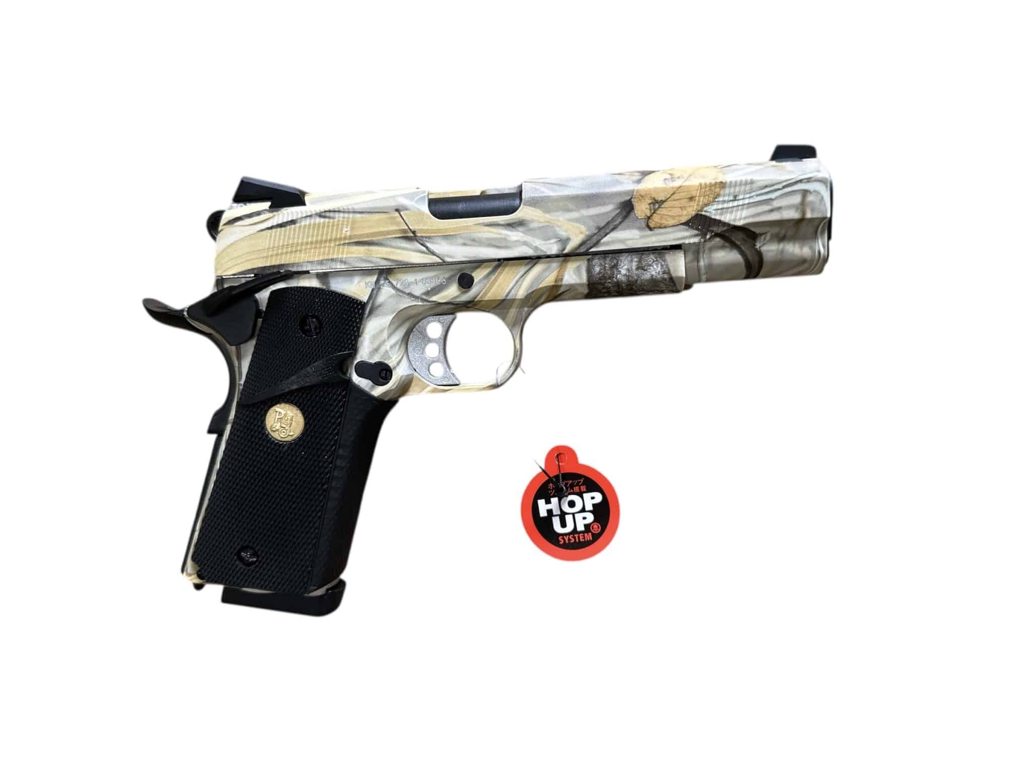 DOUBLE BELL 1911 Jungle Camo Gel blaster Gas POWERED Blowback 4 DOUBLE BELL 1911 Jungle Camo Gel blaster Gas POWERED Blowback - Image 3