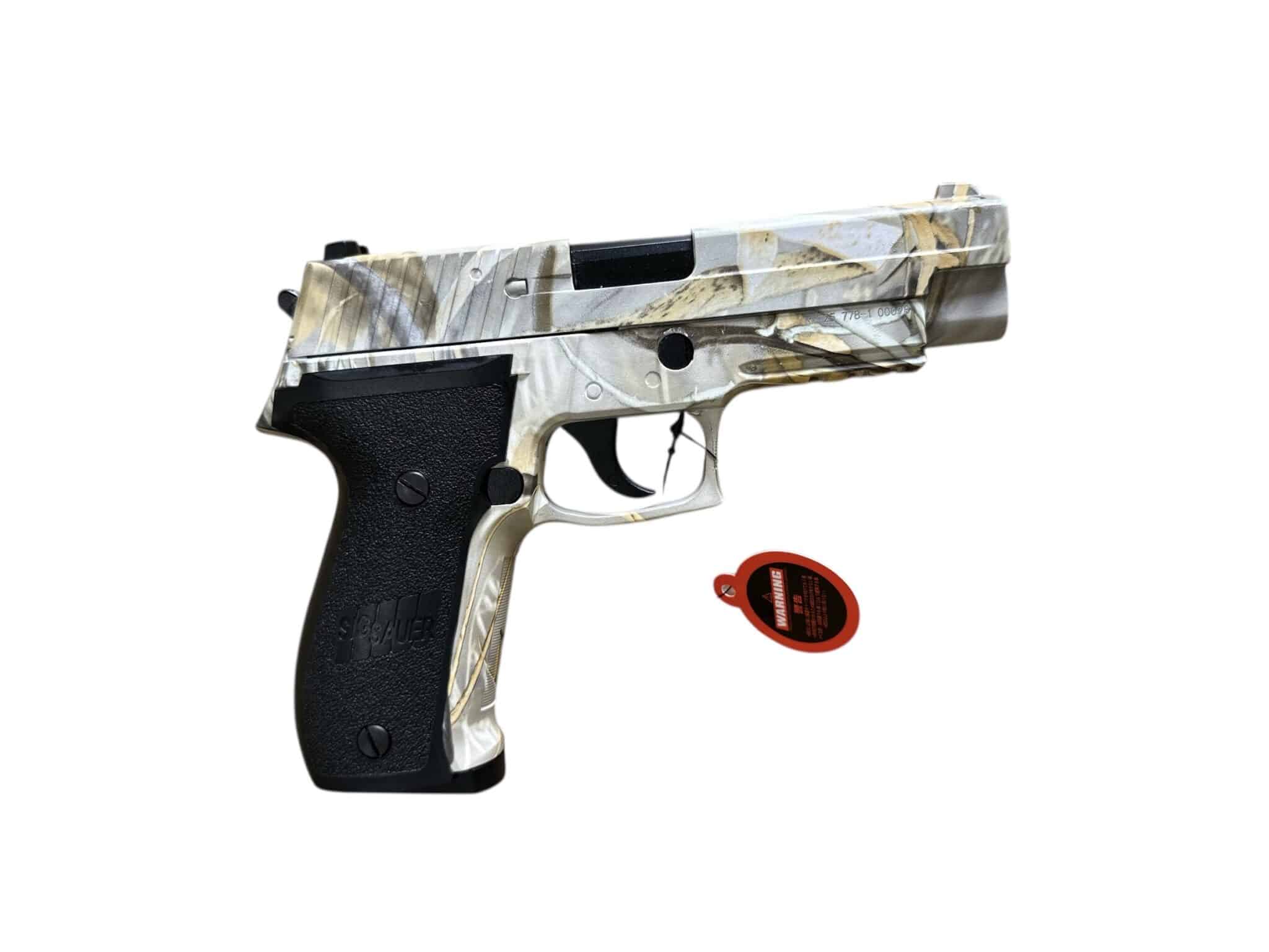 DOUBLE BELL SIG P226 Jungle Camo Gel blaster Gas POWERED Blowback 4 DOUBLE BELL SIG P226 Jungle Camo Gel blaster Gas POWERED Blowback - Image 3