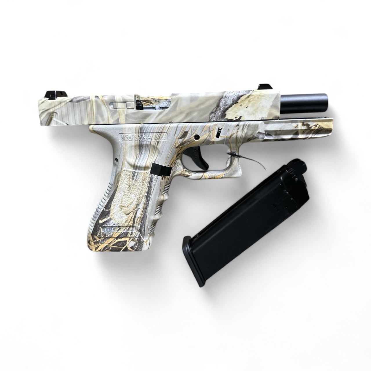 DOUBLE BELL Glock17 Jungle Camo Gel blaster Gas POWERED Blowback 5 DOUBLE BELL Glock17 Jungle Camo Gel blaster Gas POWERED Blowback - Image 4