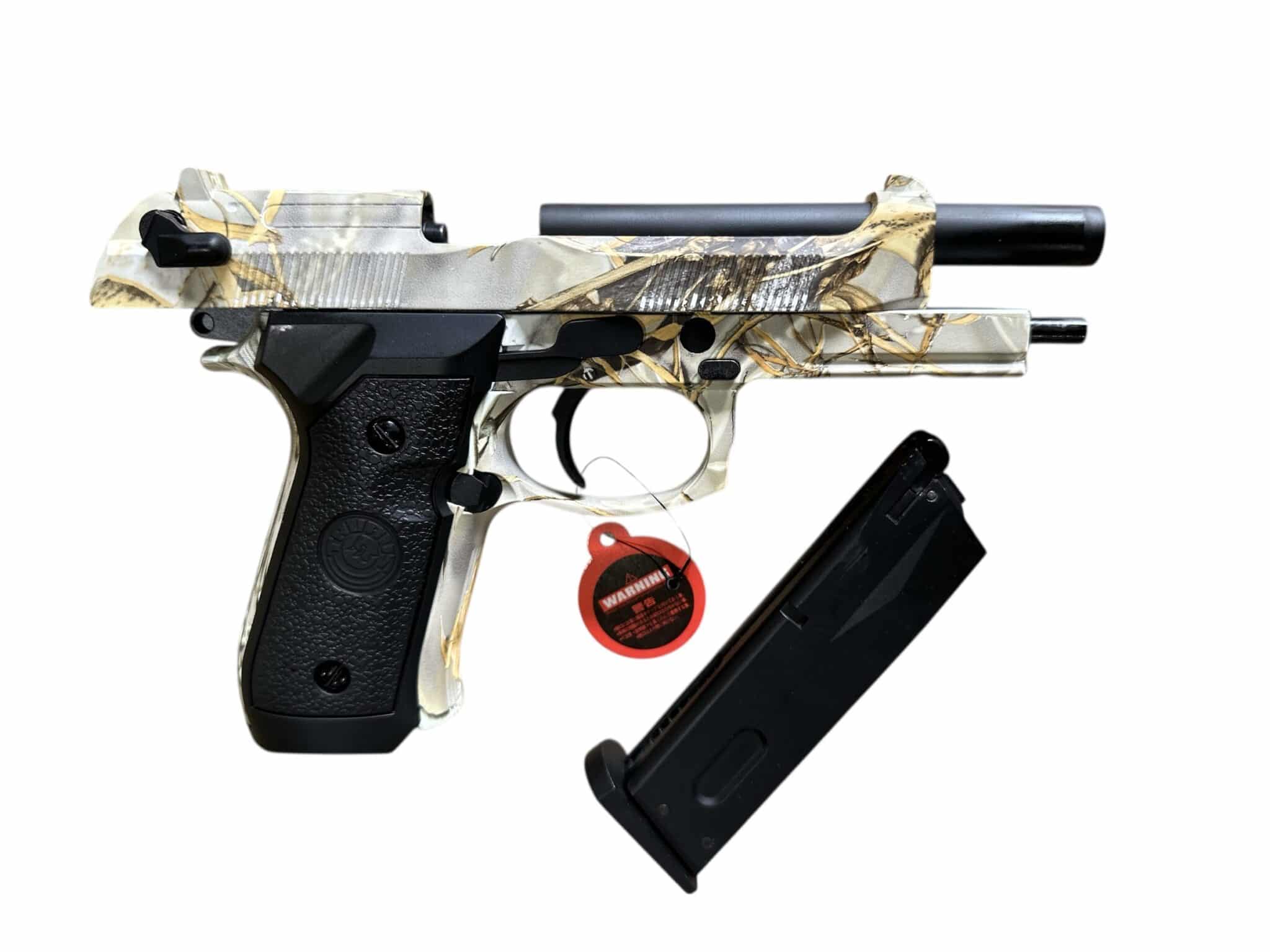 DOUBLE BELL M92 A1 M9 Jungle Camo Gel Blaster Gas POWERED Blowback 5 DOUBLE BELL M92 A1 M9 Jungle Camo Gel Blaster Gas POWERED Blowback - Image 4