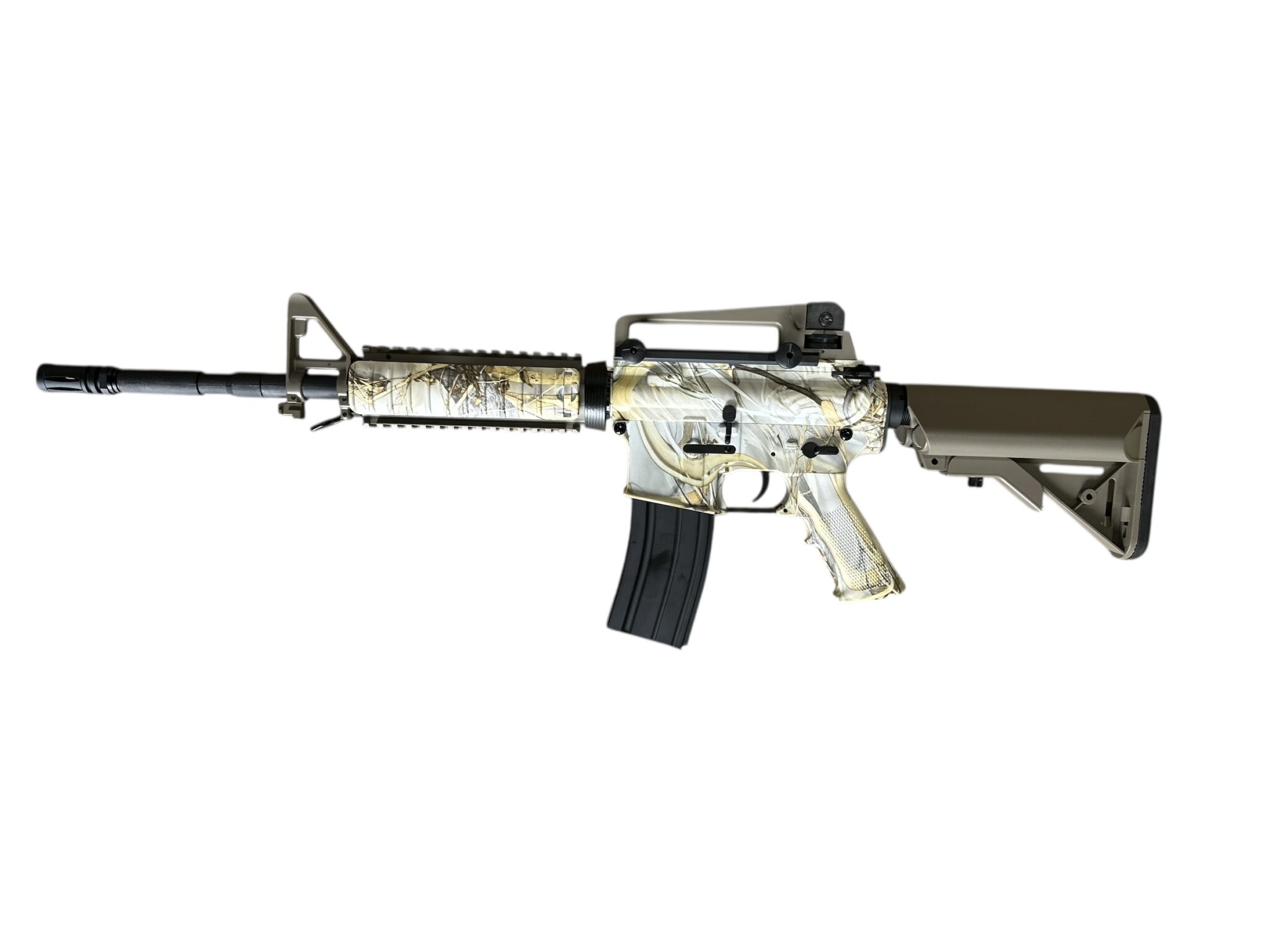 DOUBLE BELL M4A1 Jungle Camo Gel Blaster AEG Gen9 Style With Metal Gearbox and Hop up 2 DOUBLE BELL M4A1 Jungle Camo Gel Blaster AEG Gen9 Style With Metal Gearbox and Hop up